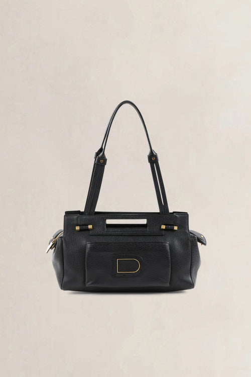 Delvaux Black Le Benjamin Shoulder Bag