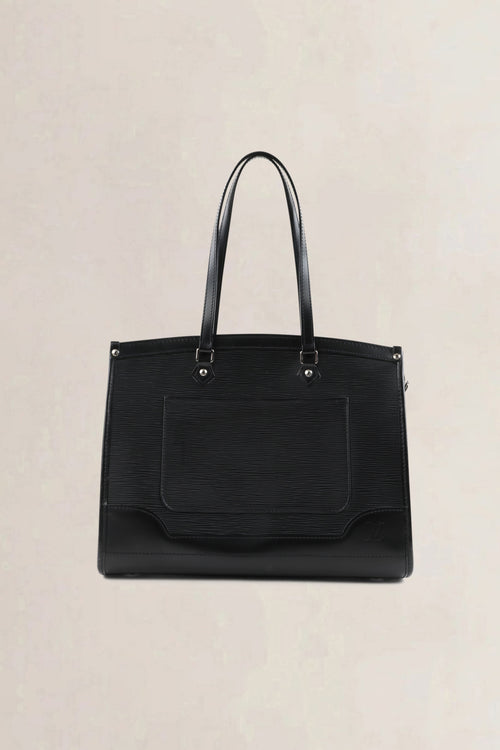 Louis Vuitton Black Epi Leather Madeleine GM Shoulder Bag