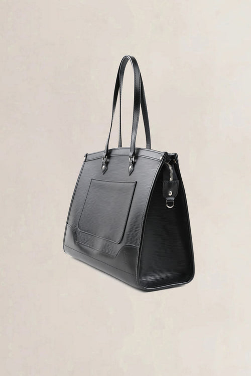 Louis Vuitton Black Epi Leather Madeleine GM Shoulder Bag