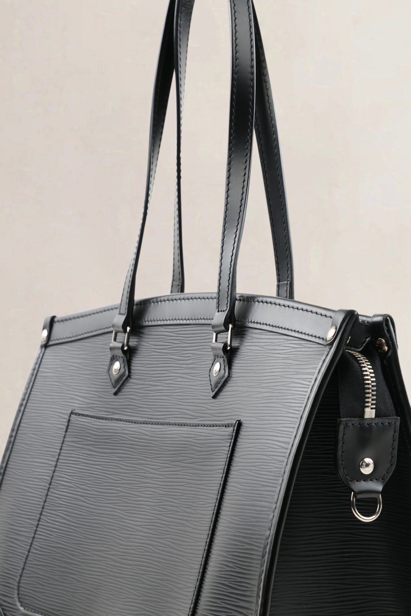 Louis Vuitton Black Epi Leather Madeleine GM Shoulder Bag