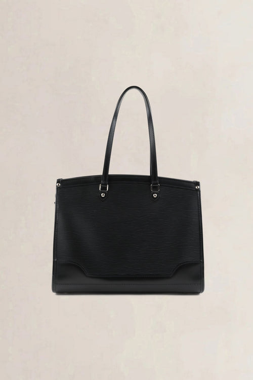 Louis Vuitton Black Epi Leather Madeleine GM Shoulder Bag