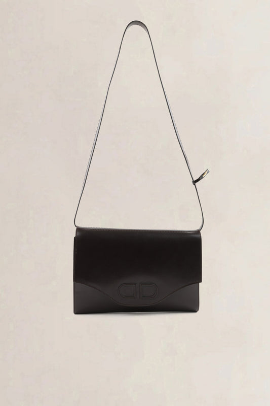 Delvaux Bourgogne Brown Box Calf — vintage