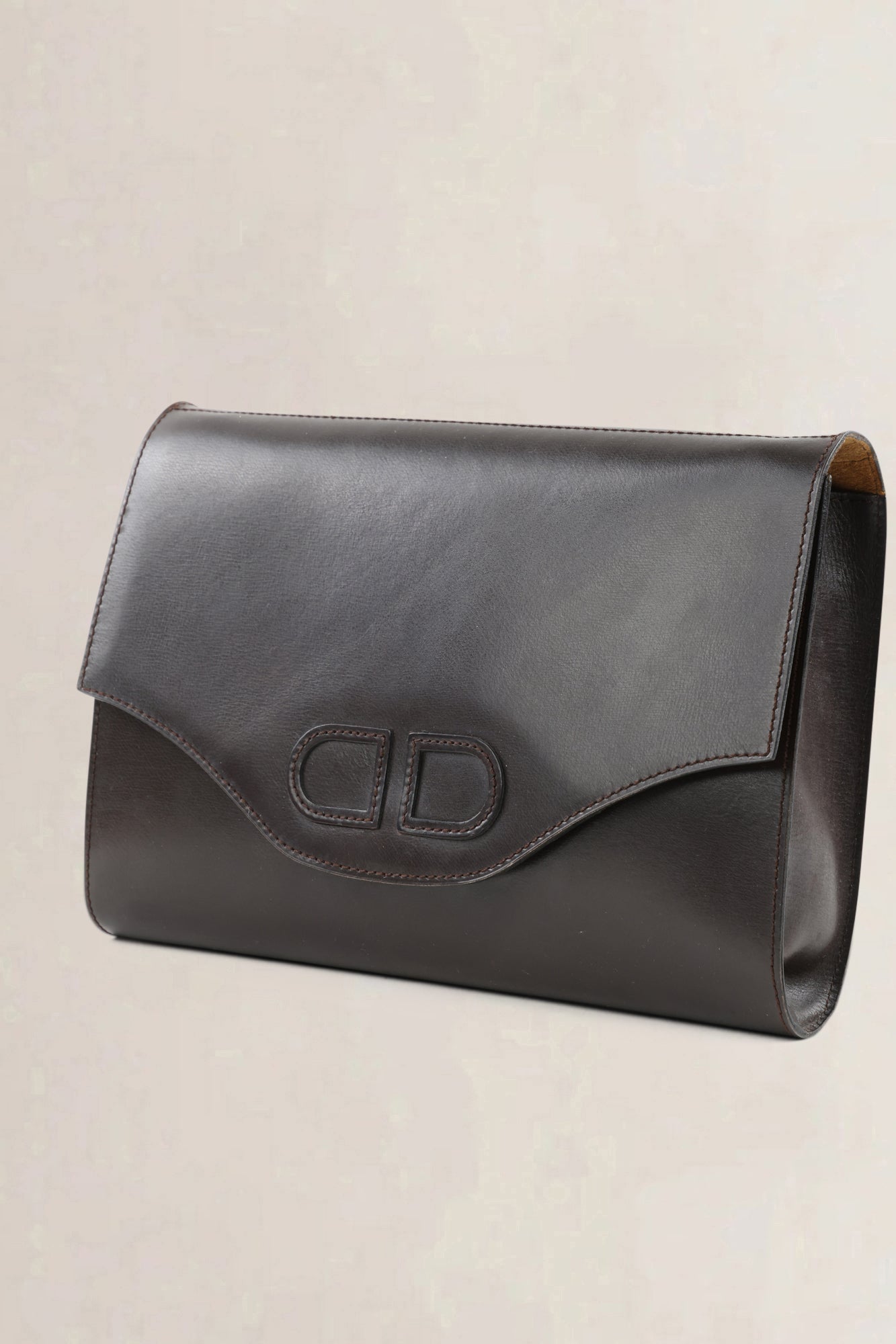 Delvaux Bourgogne Brown Box Calf — vintage