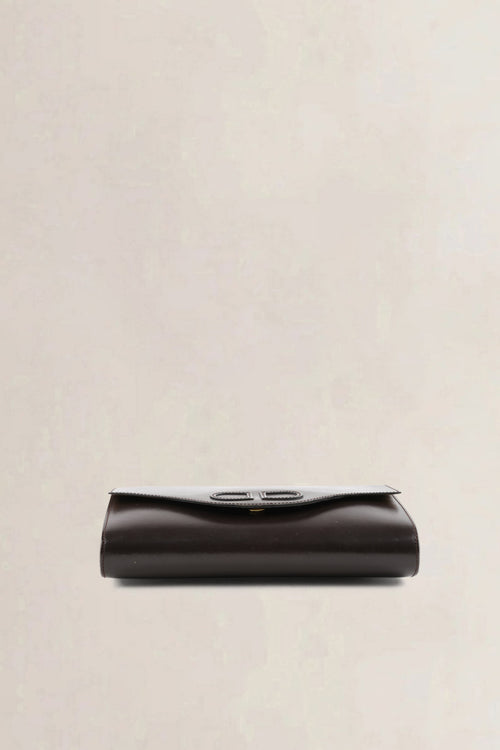 Delvaux Brown Leather Bourgogne Crossbody Bag