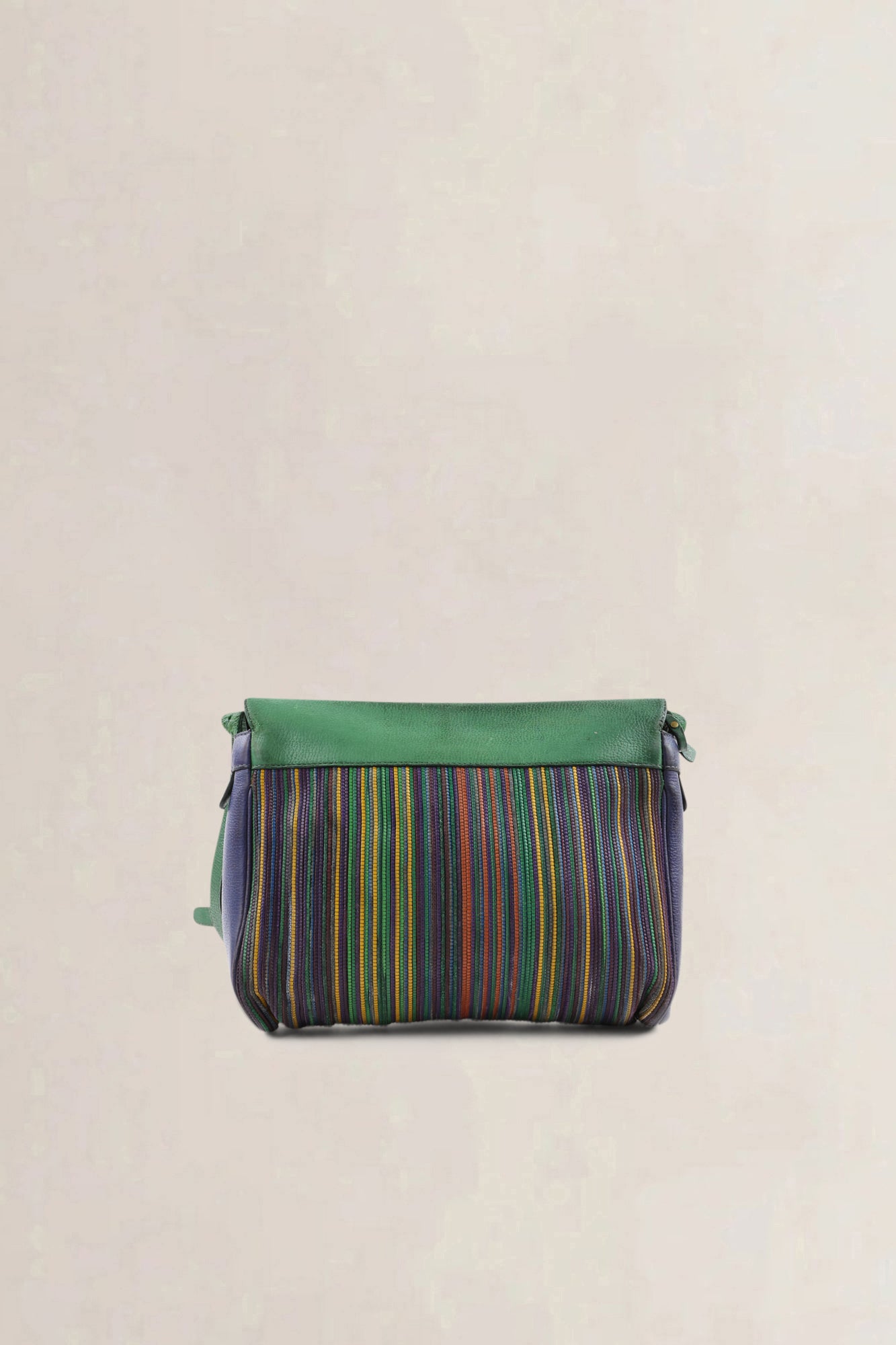 Delvaux Multicolor Toile de Cuir Merlot — vintage