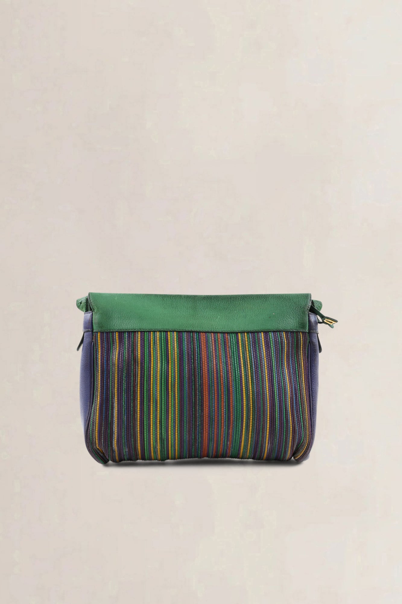 Delvaux Multicolor Toile De Cuir Merlot Crossbody Bag