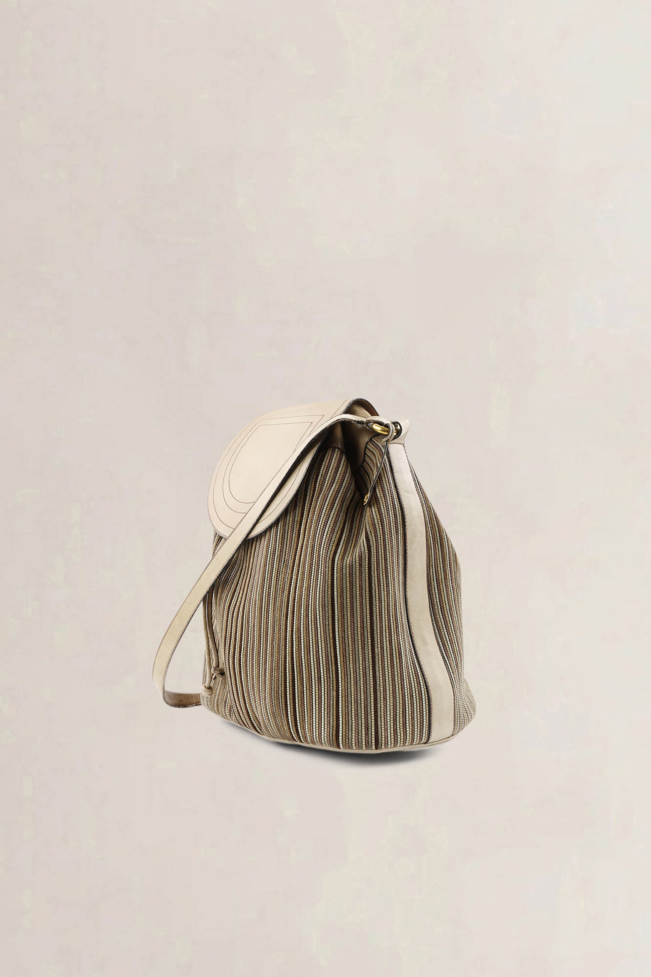 Delvaux Brown Toile de Cuir — vintage