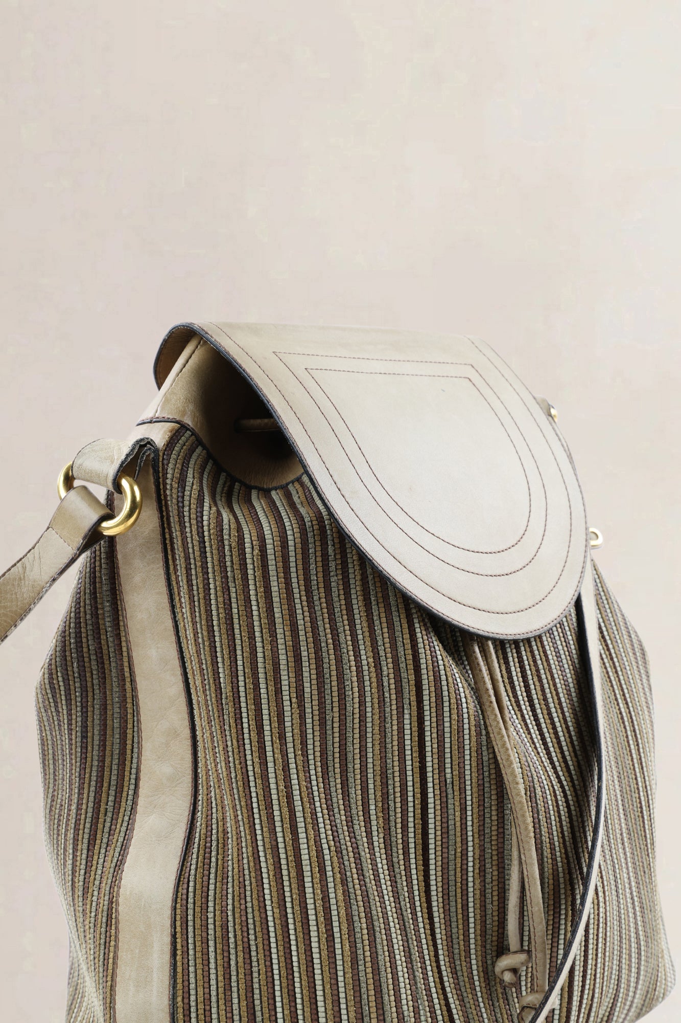 Delvaux Brown Toile de Cuir — vintage