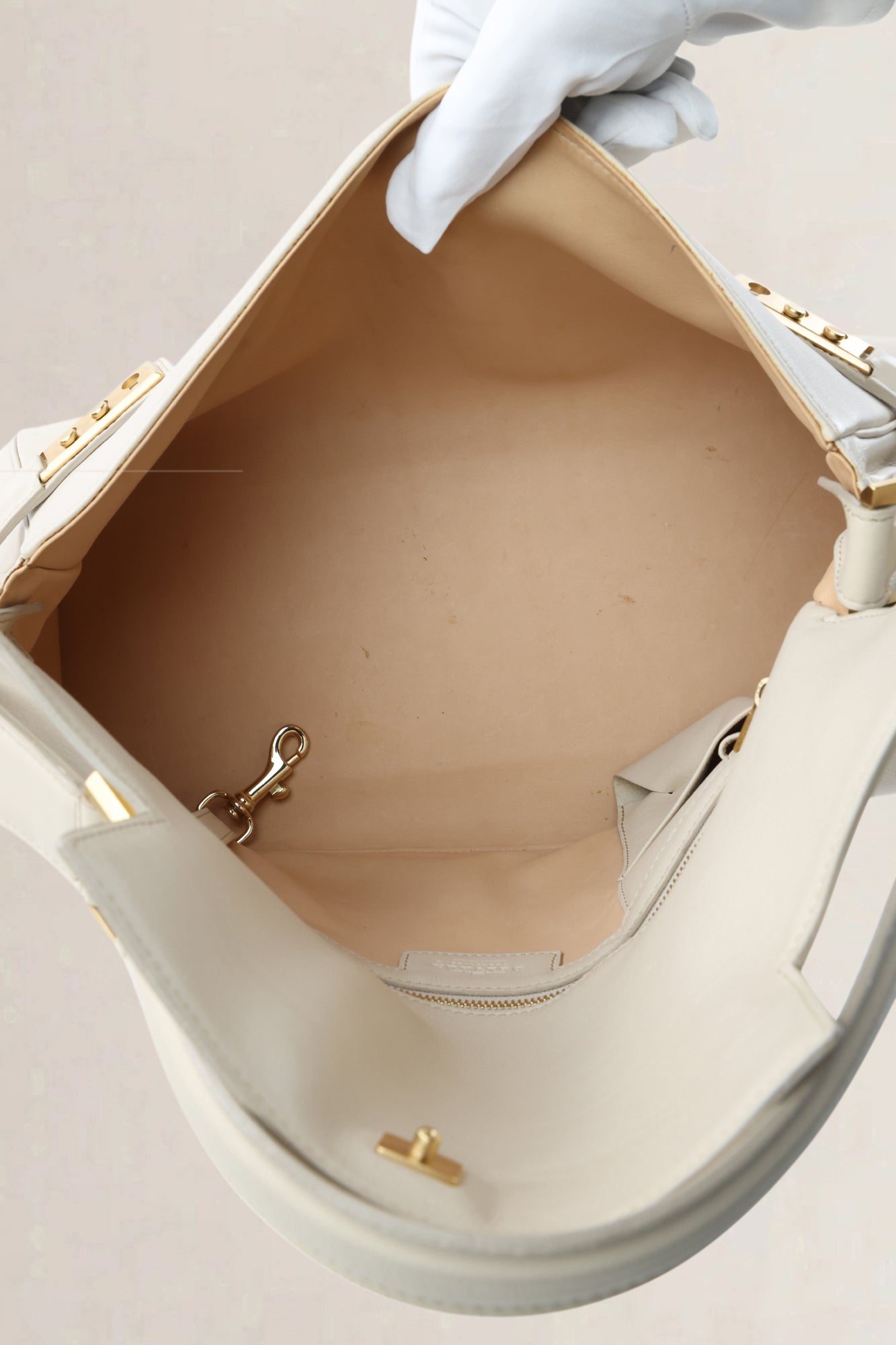 Delvaux Beige Tempête Épaule — vintage