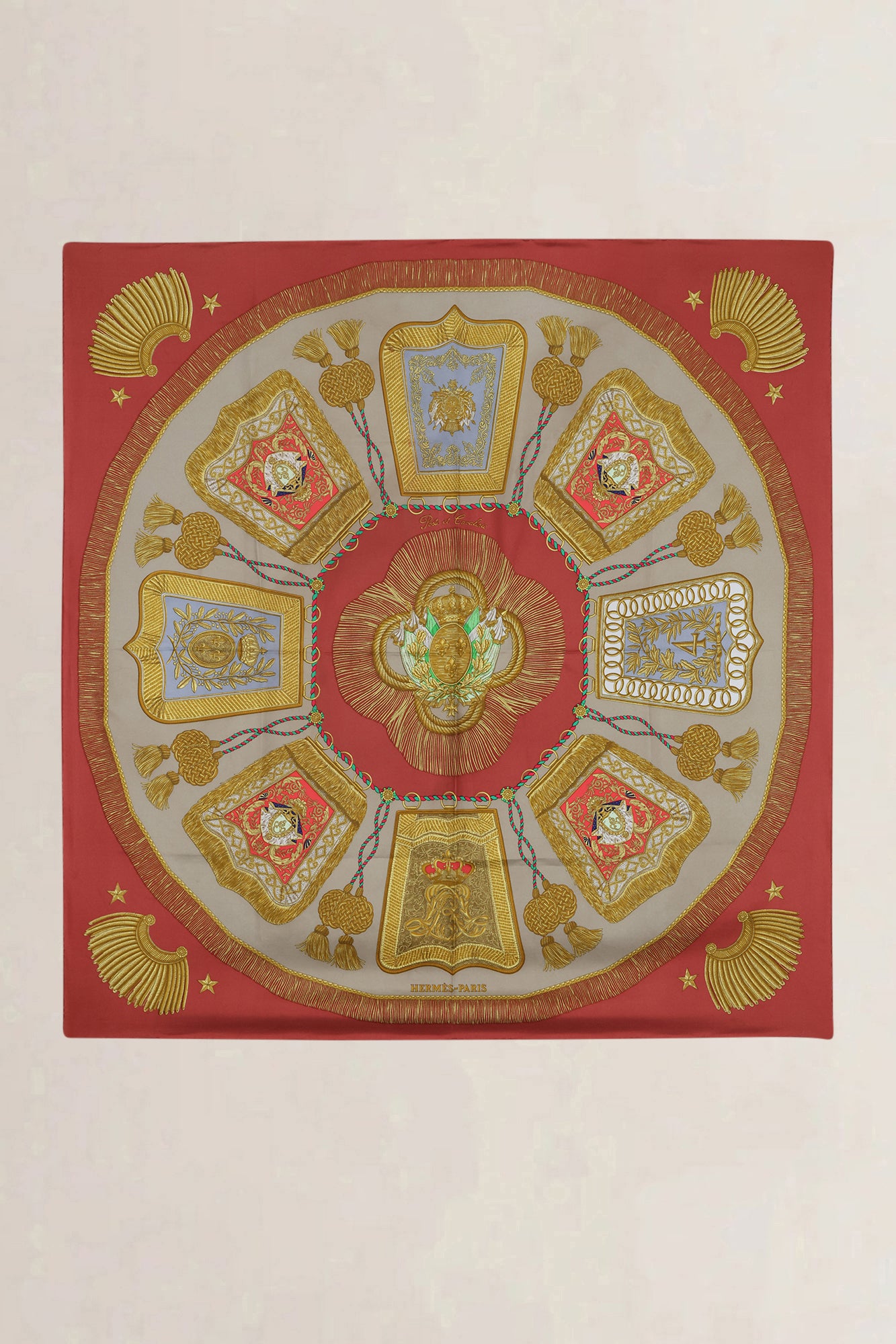 Hermès Carré 90 silk Poste et Cavalerie — vintage