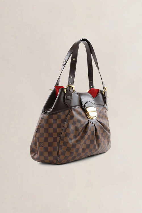 Louis Vuitton Damier Ebene Sistena GM Shoulder Bag