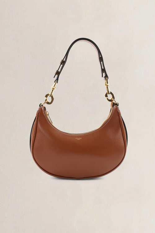 Céline Brown Medium Ava Strap Smooth Calfskin Shoulder Bag