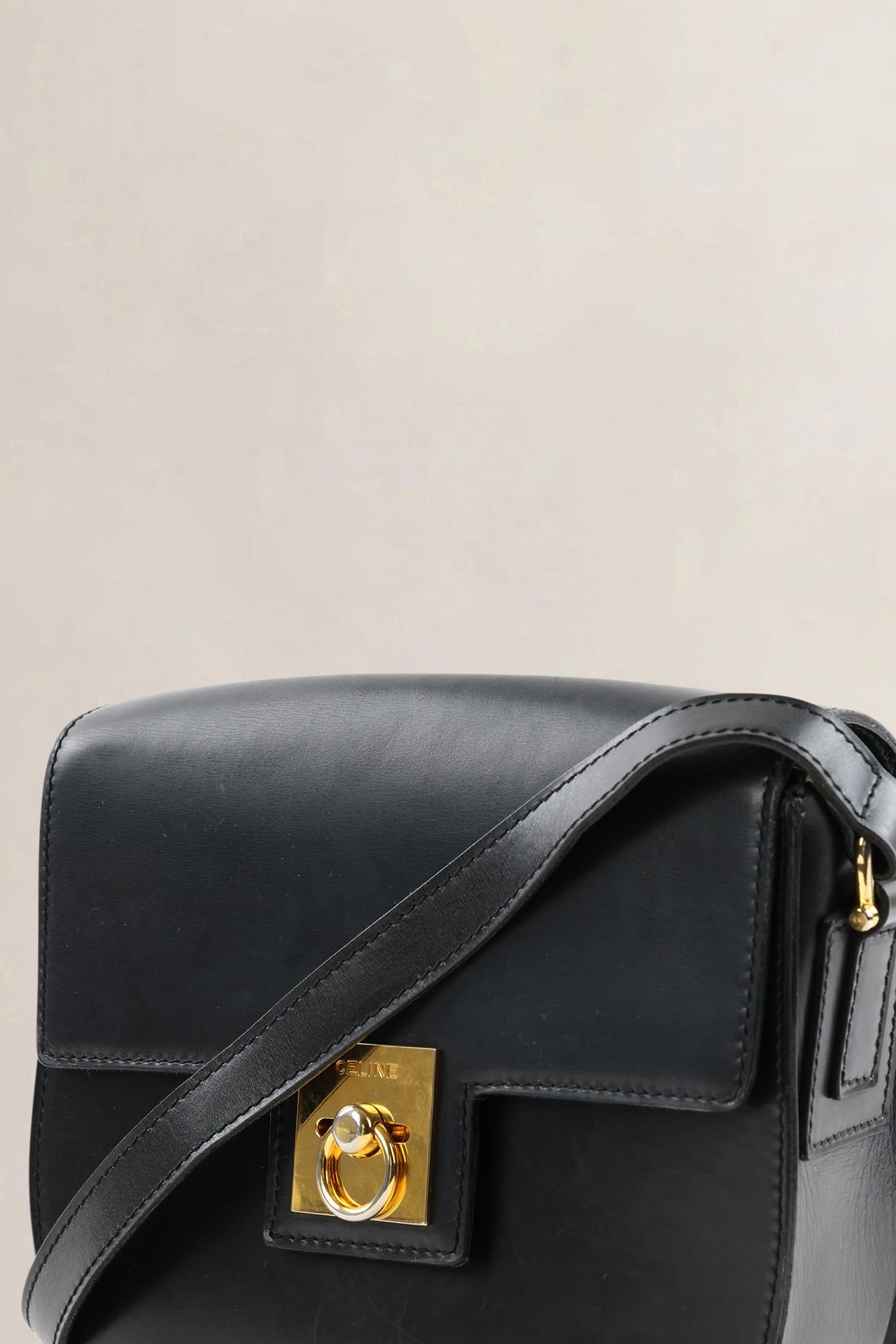 Céline Black Leather — vintage