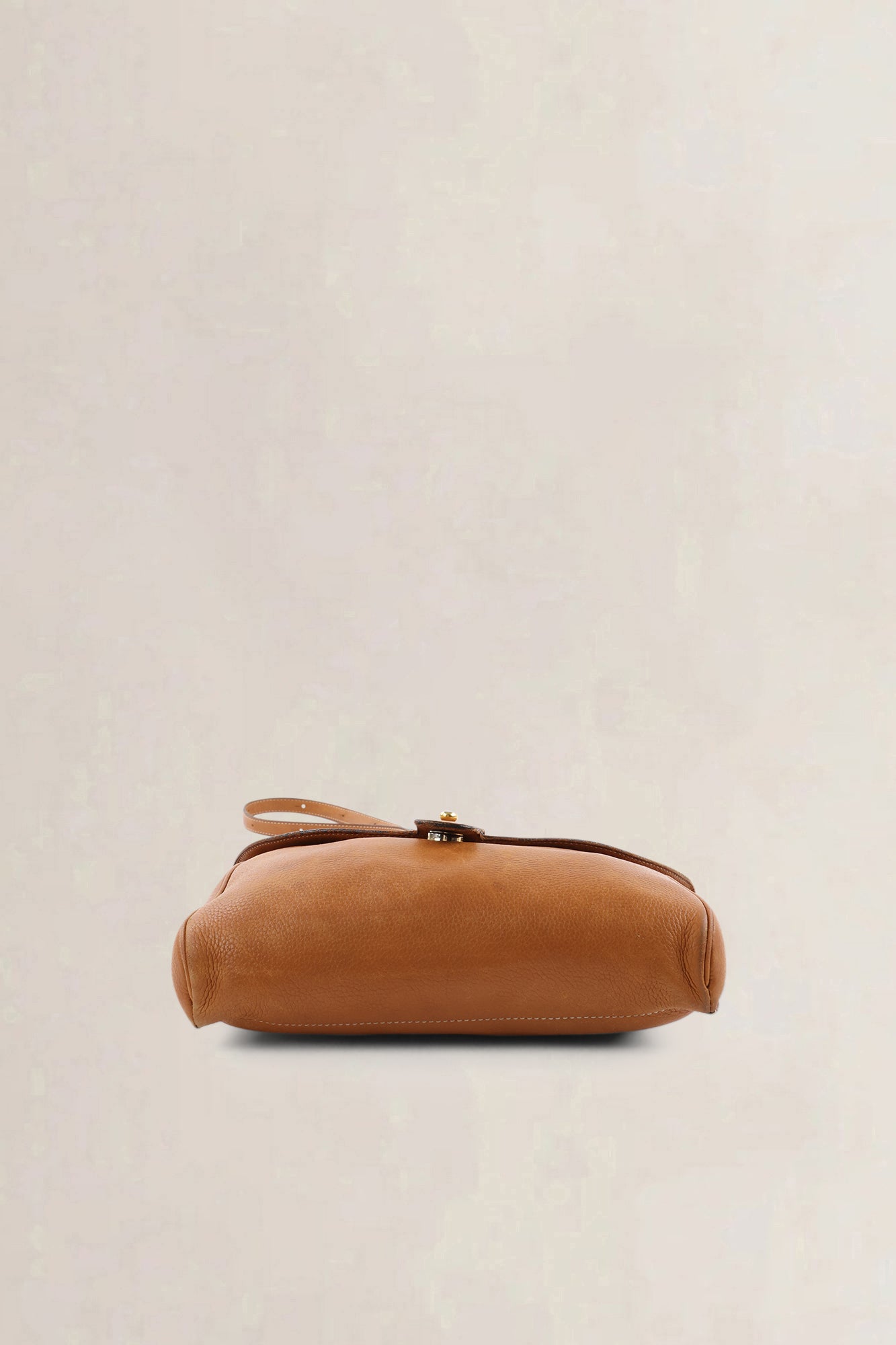 Delvaux Camel Leather Crossbody Bag