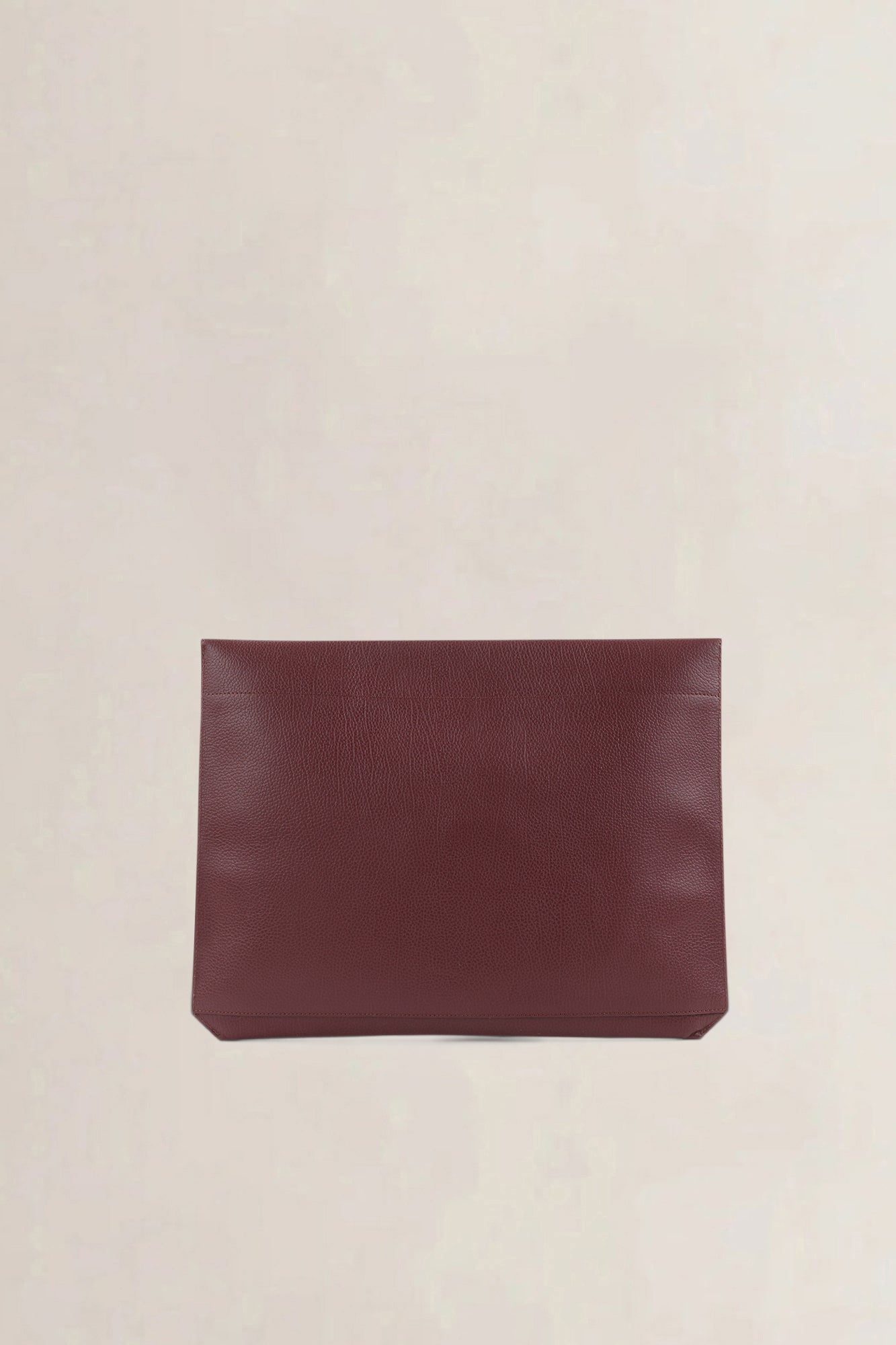 Delvaux Purple/Brown Leather Presse Pochette
