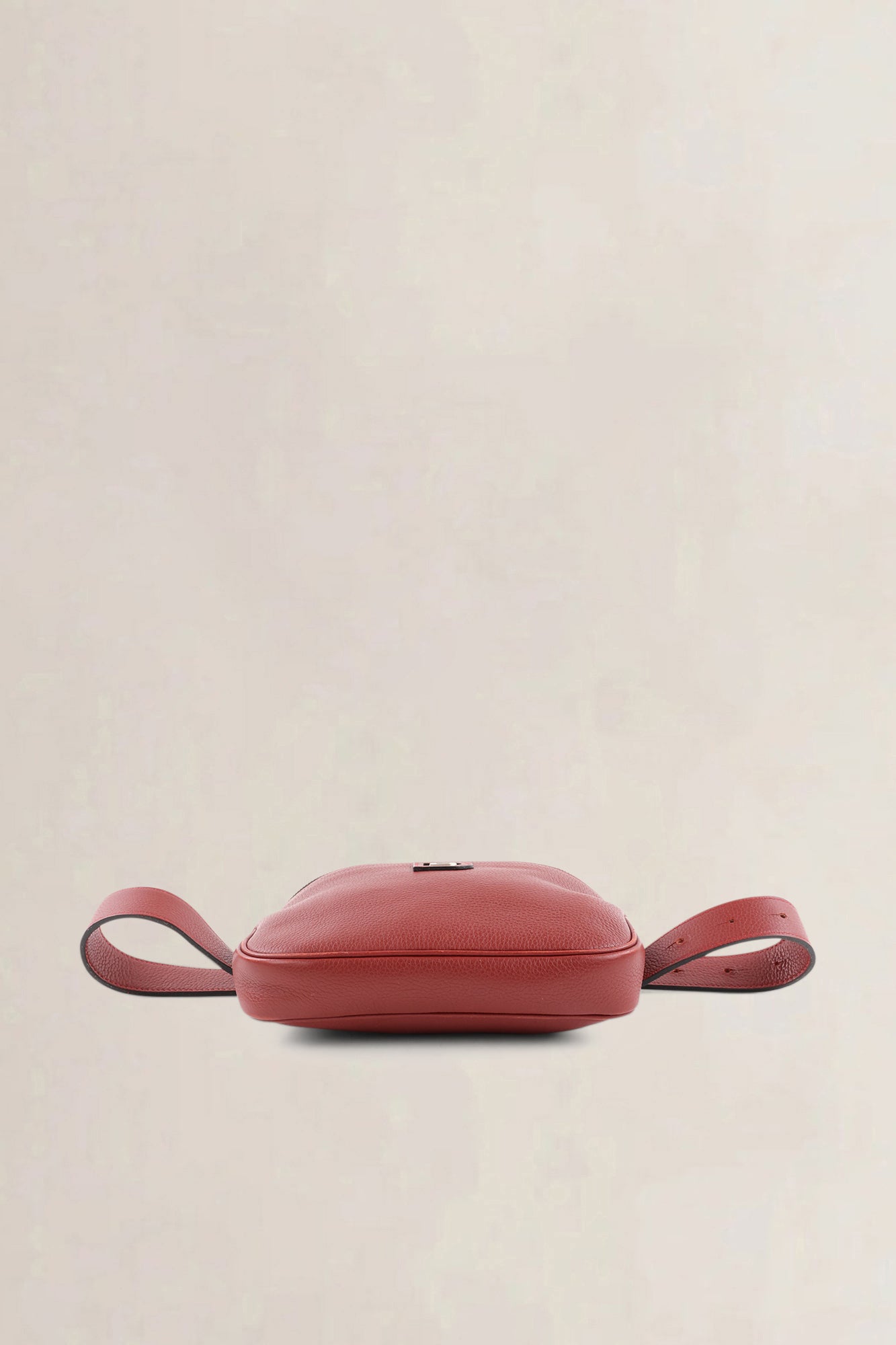 Delvaux Red Musette Belt Bag