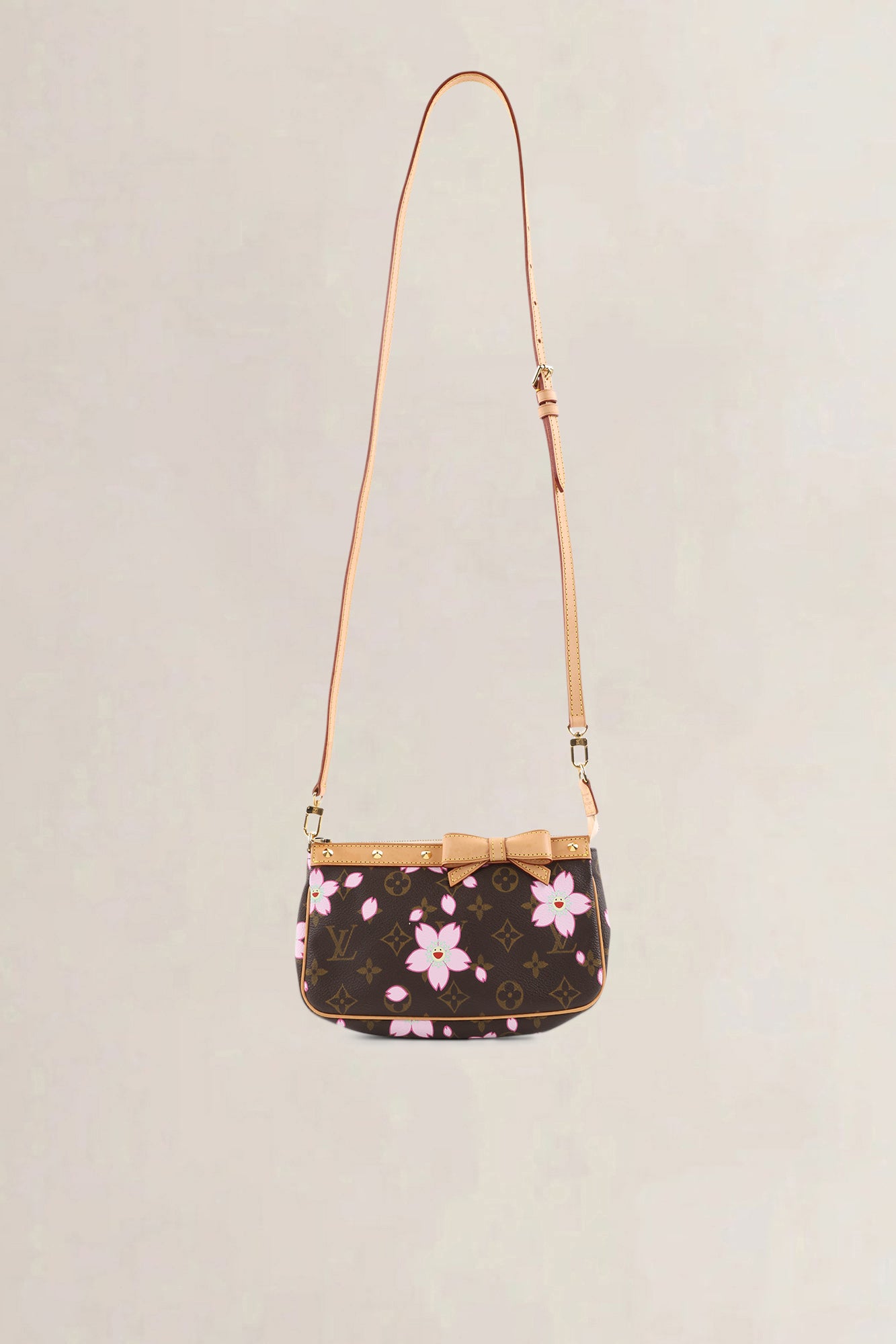 Louis Vuitton x Takashi Murakami Cherry Blossom Pocchette Accessoires Crossbody Bag