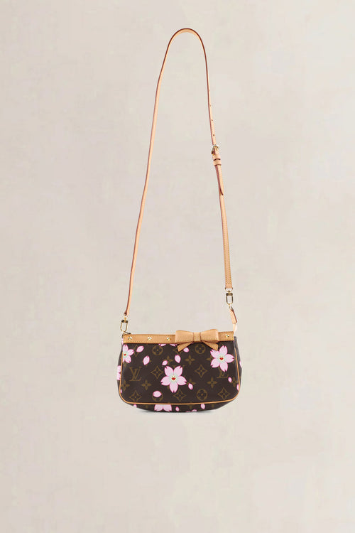 Louis Vuitton x Takashi Murakami Cherry Blossom Pocchette Accessoires Crossbody Bag