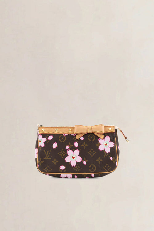 Louis Vuitton x Takashi Murakami Cherry Blossom Pocchette Accessoires Crossbody Bag