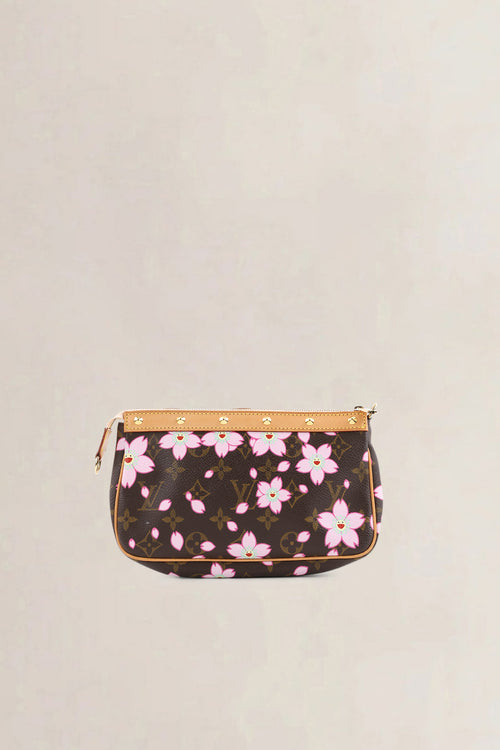 Louis Vuitton x Takashi Murakami Cherry Blossom Pocchette Accessoires Crossbody Bag