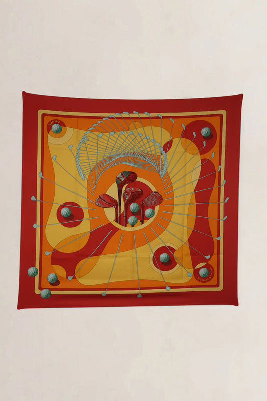 Hermès 90 Silk Carré Swing — vintage