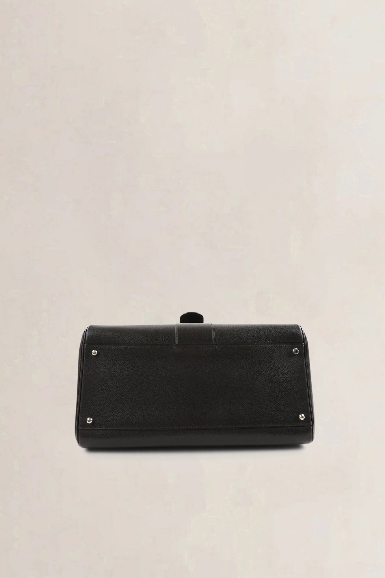 Delvaux Dark Brown Leather Brillant MM Crossbody Bag