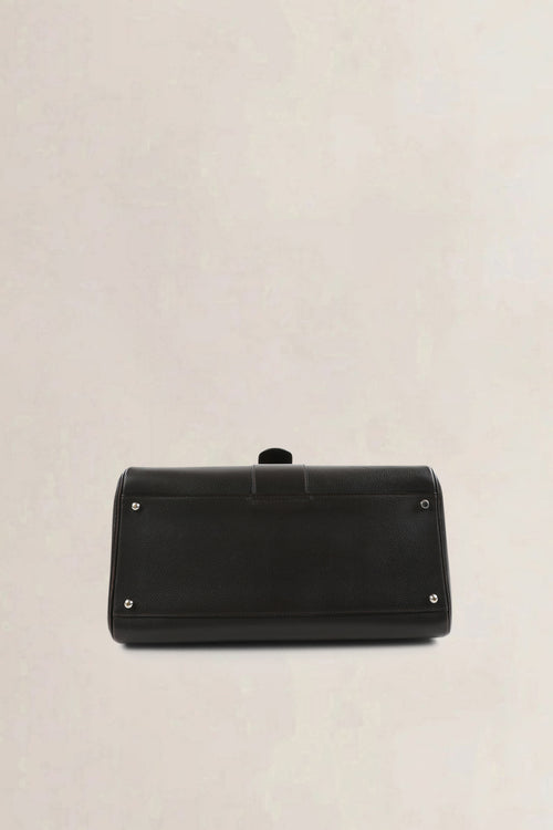 Delvaux Dark Brown Leather Brillant MM Crossbody Bag