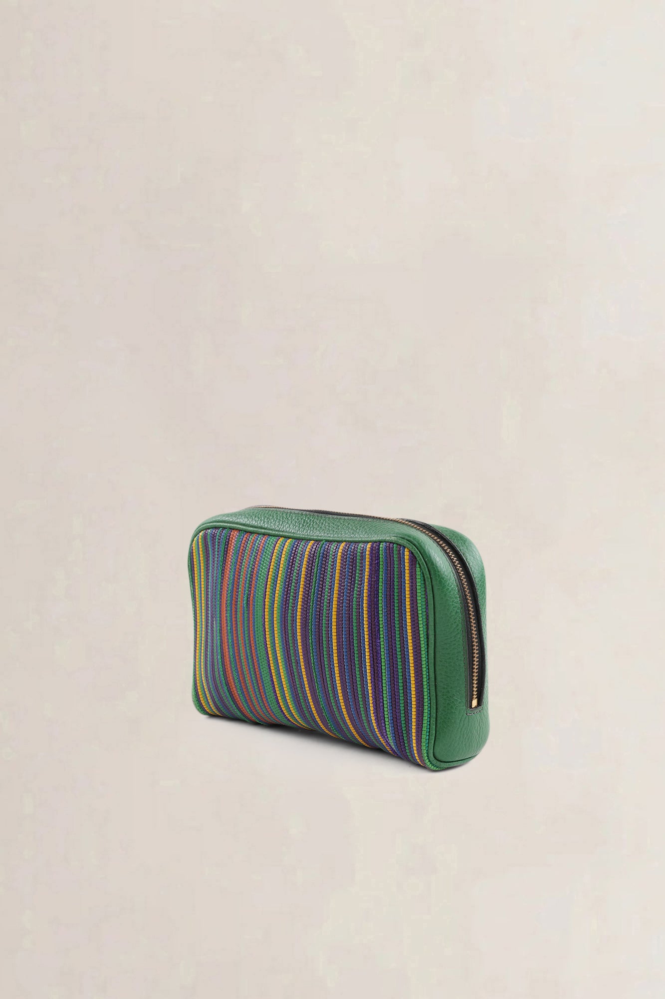 Delvaux Multicolor Toile de Cuir Pouch