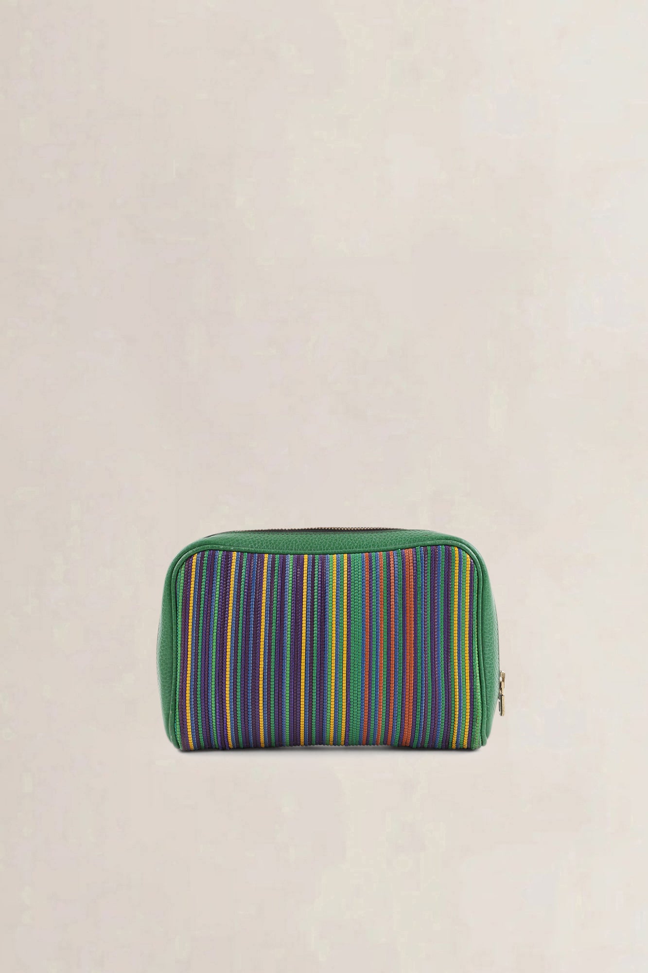 Delvaux Multicolor Toile de Cuir Pouch