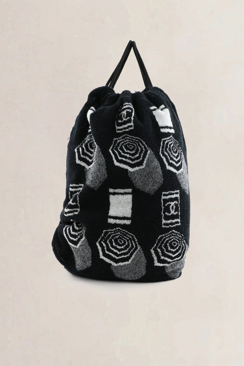 Chanel CC Cotton Beach Bag, Pochette & Bath Towel Set