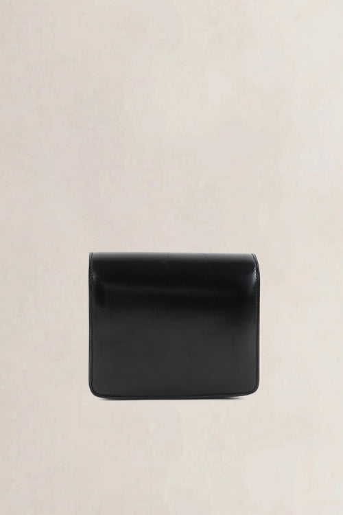 Céline Black Leather Classic Box Small Crossbody Bag