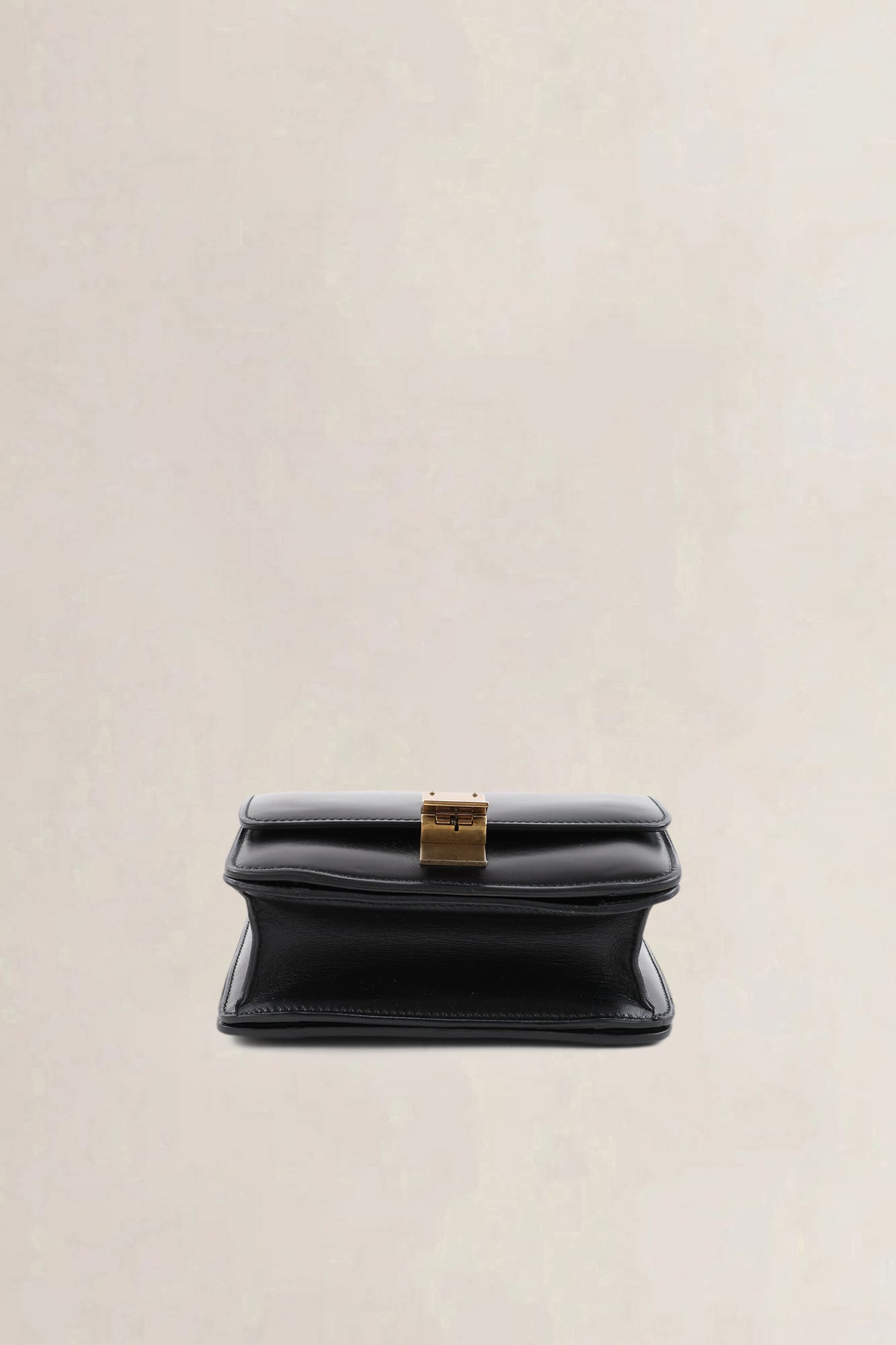 Céline Black Leather Classic Box Small Crossbody Bag