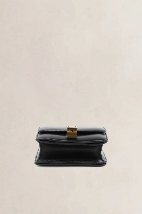 Céline Black Leather Classic Box Small Crossbody Bag