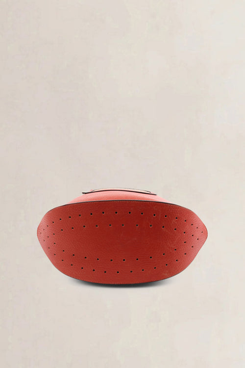 Delvaux Pink-Red Leather 'Coup de Chapeau' Limited Edition Le Pin Crossbody Bag