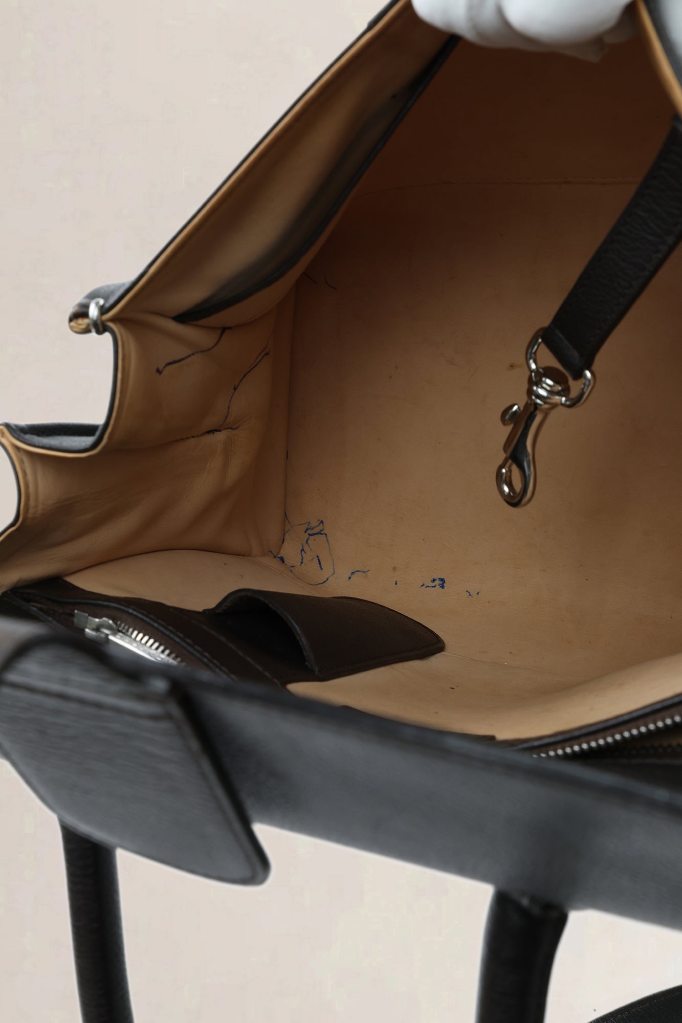 Delvaux Dark Brown Leather Brillant MM — vintage
