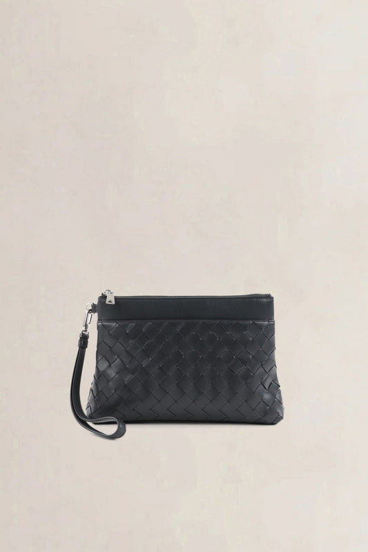 Bottega Veneta Intrecciato Prism Pouch — preloved