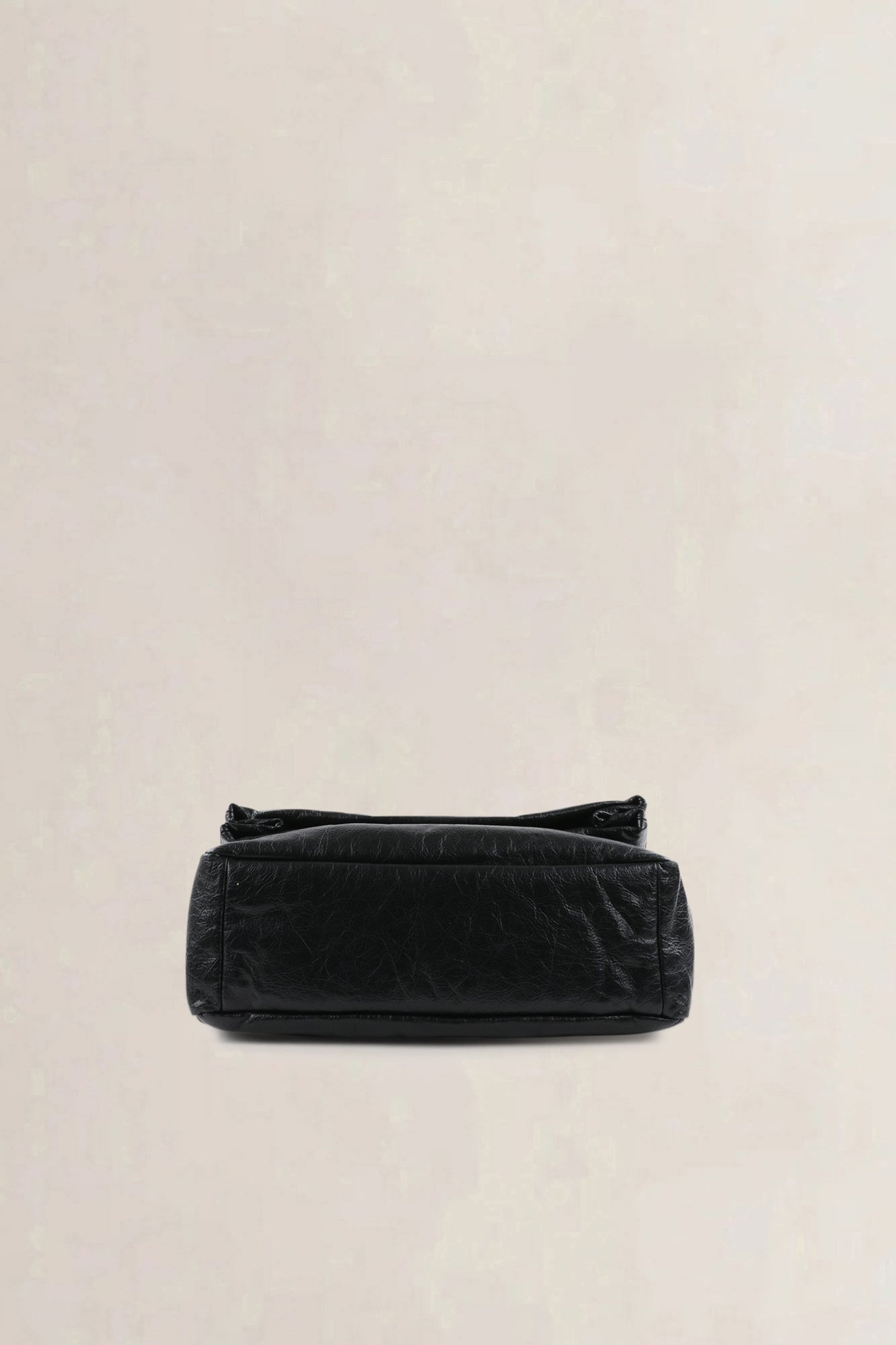 Balenciaga Black Calfskin Leather Medium Monaco Chain Shoulder Bag