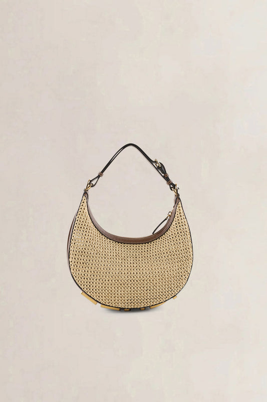 Fendi Raffia Fendigraphy Small Hobo — preloved