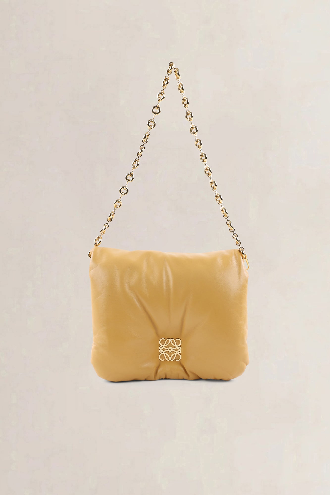 Loewe Goya Camel Yellow Calf — preloved