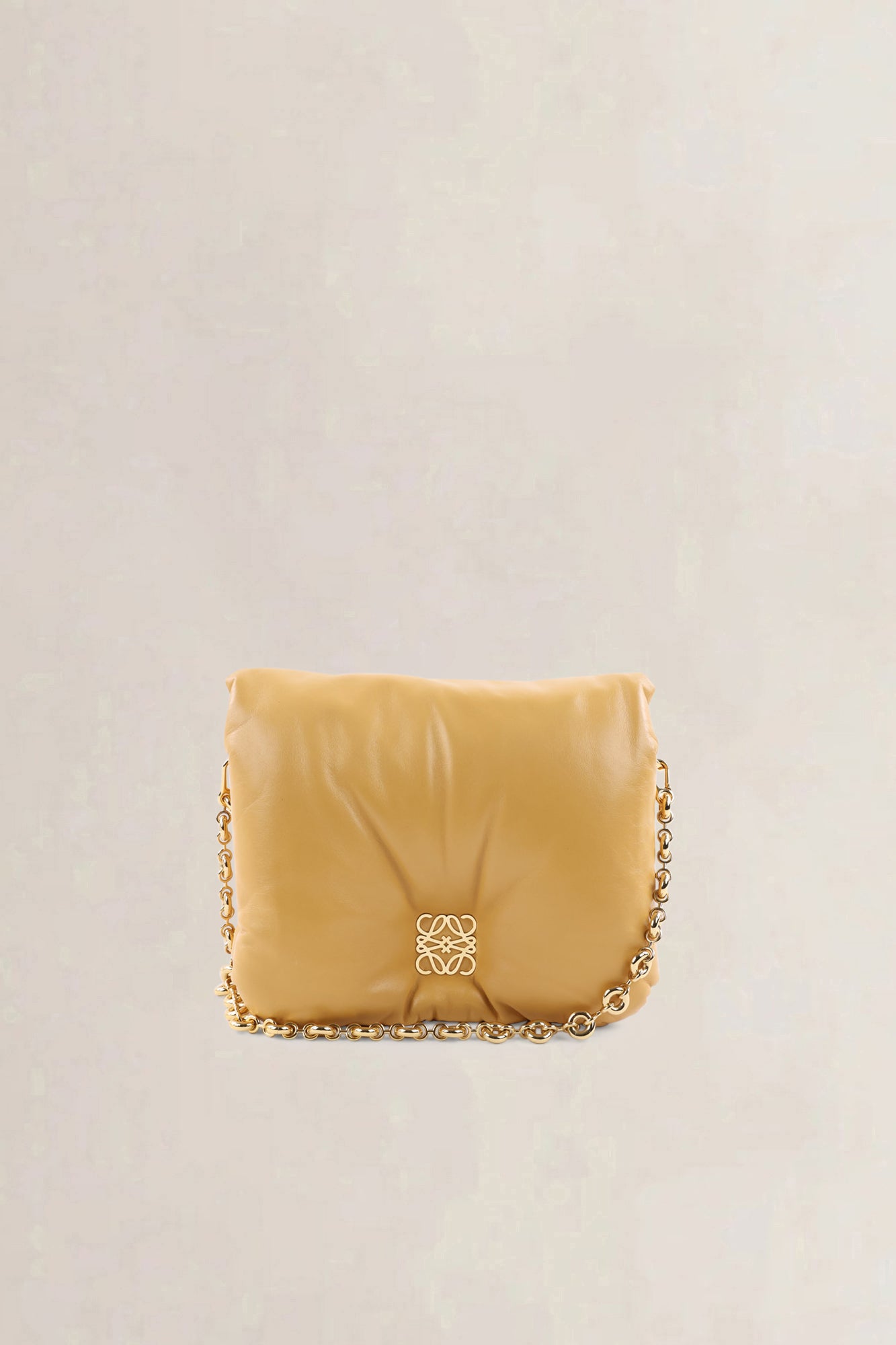 Loewe Goya Camel Yellow Calf — preloved