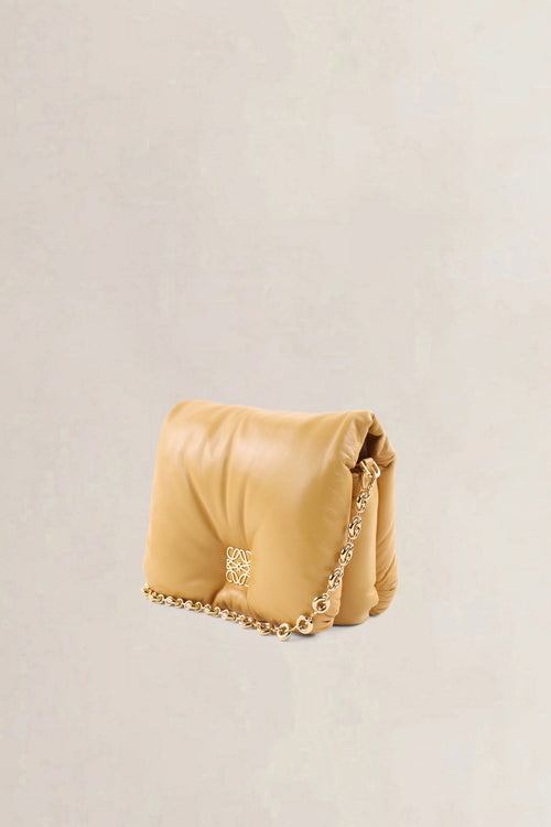 Loewe Camel Yellow Calf Leather Goya Shoulder Bag