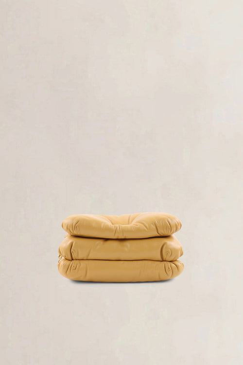 Loewe Camel Yellow Calf Leather Goya Shoulder Bag