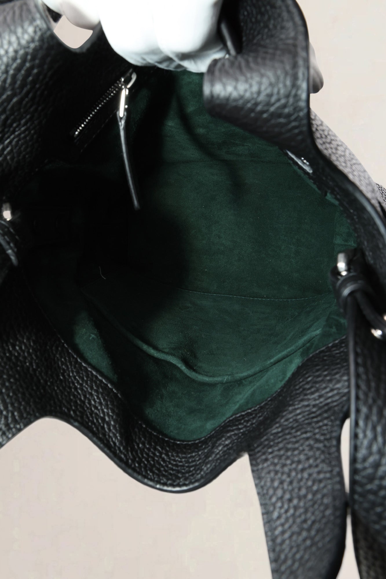 Bottega Veneta Black Intrecciato Leather Small Diago Crossbody Bag