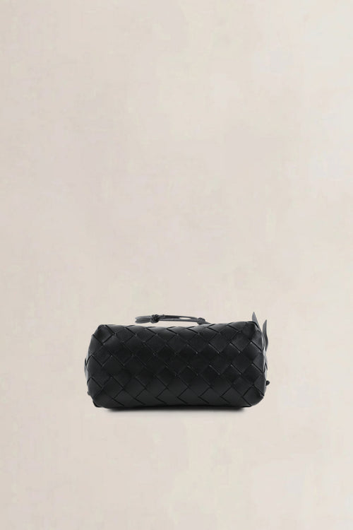 Bottega Veneta Black Concert Pouch Crossbody Bag