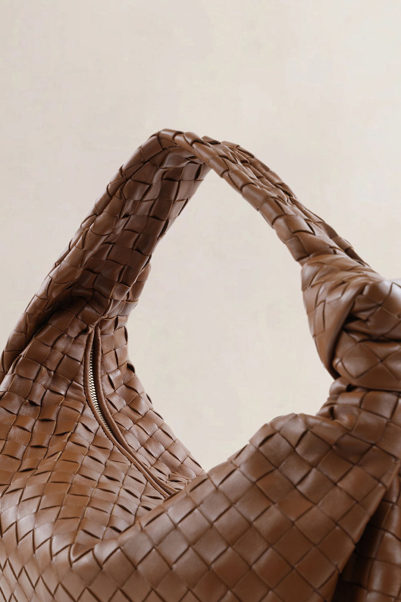 Bottega Veneta Brown Jodie Small Shoulder Bag