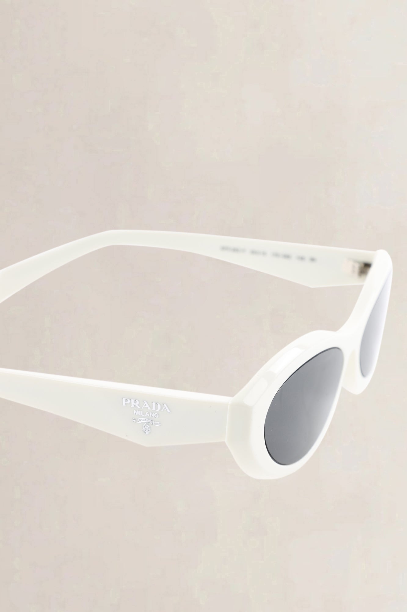 Prada White Sunglasses — preloved