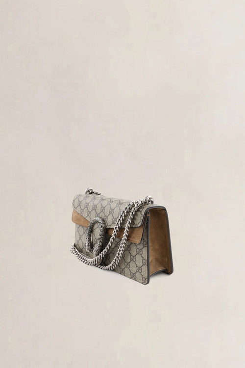 Gucci GG Supreme Canvas/Suède Dionysus Crossbody Bag
