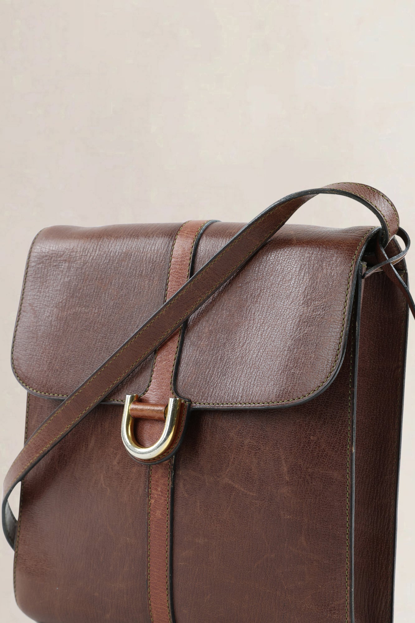 Delvaux Brown Leather — vintage