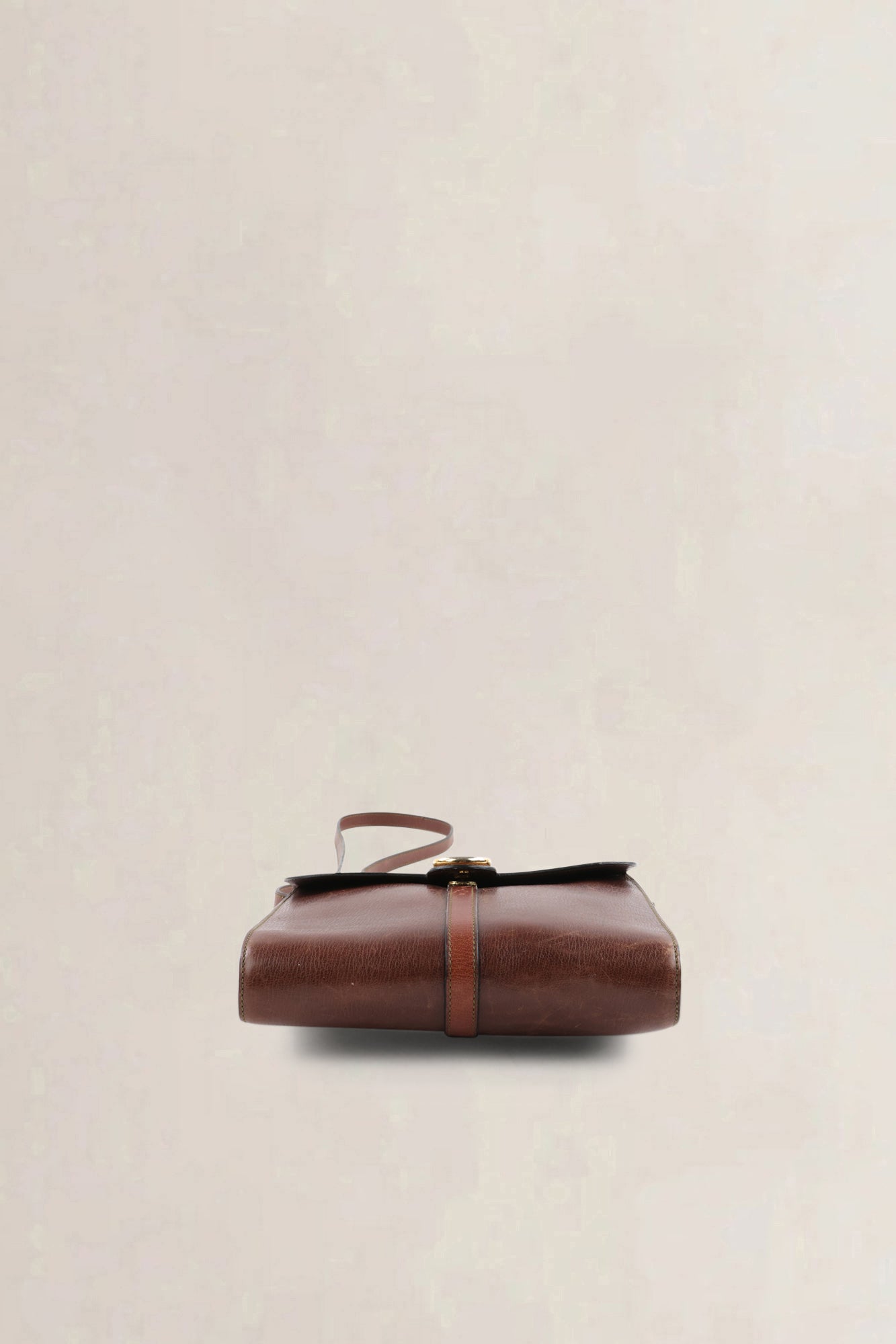 Delvaux Brown Leather Crossbody Bag