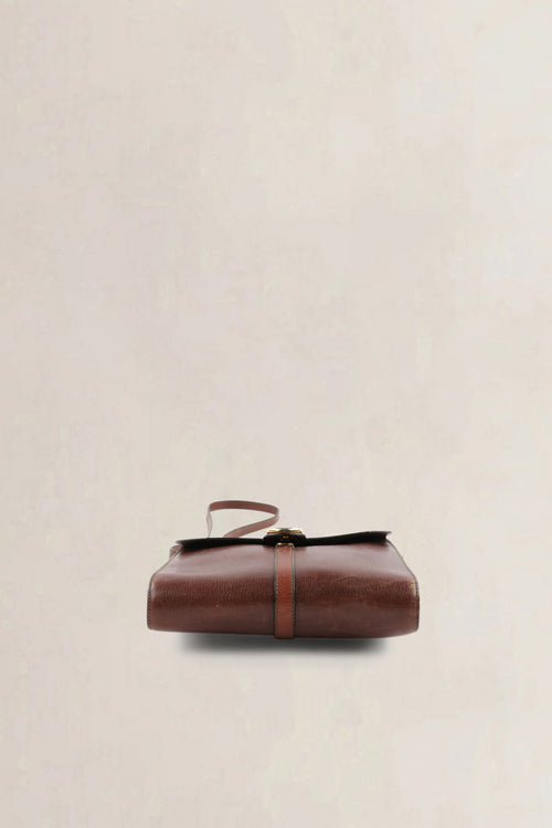 Delvaux Brown Leather Crossbody Bag